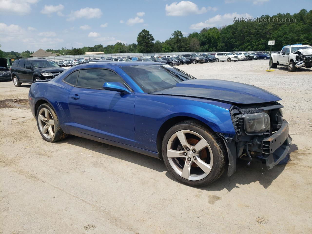 2010 Chevrolet Camaro Lt Blue vin: 2G1FB1EV2A9182511