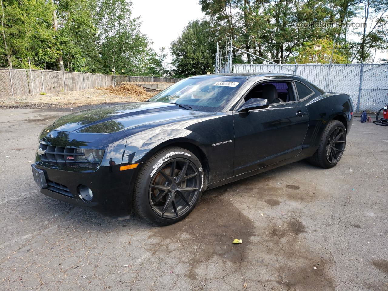 2010 Chevrolet Camaro Lt Black vin: 2G1FB1EV2A9186753