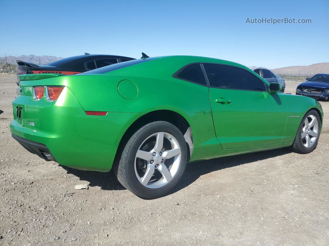 2010 Chevrolet Camaro Lt Зеленый vin: 2G1FB1EV2A9221257