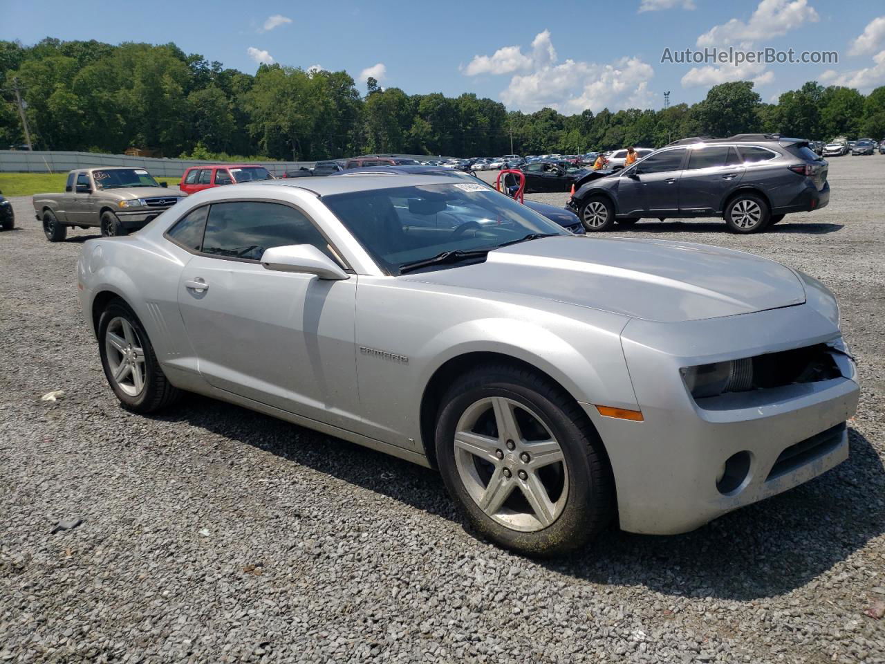 2010 Chevrolet Camaro Lt Silver vin: 2G1FB1EV3A9122799