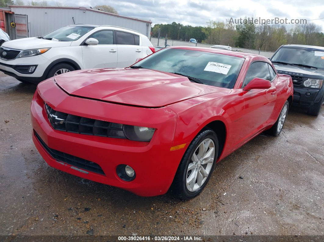 2010 Chevrolet Camaro 1lt Red vin: 2G1FB1EV3A9160534