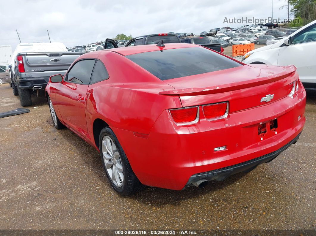 2010 Chevrolet Camaro 1lt Red vin: 2G1FB1EV3A9160534