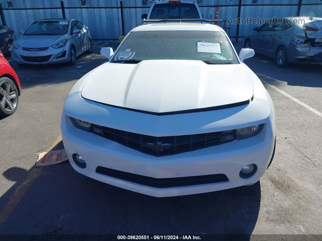 2010 Chevrolet Camaro 1lt White vin: 2G1FB1EV4A9103839