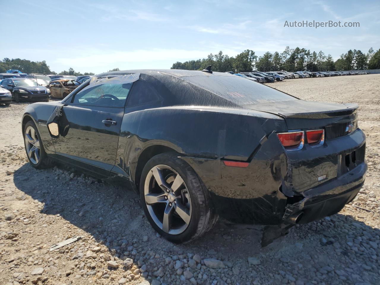 2010 Chevrolet Camaro Lt Black vin: 2G1FB1EV4A9153513