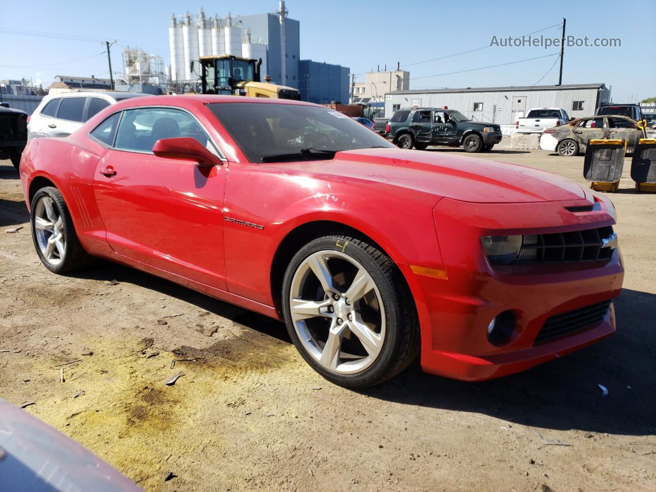 2010 Chevrolet Camaro Lt Red vin: 2G1FB1EV4A9165449