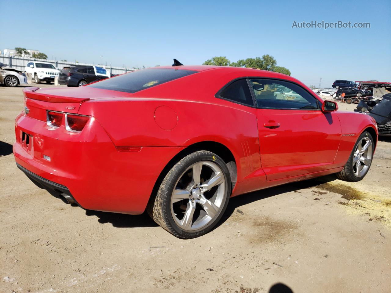 2010 Chevrolet Camaro Lt Red vin: 2G1FB1EV4A9165449