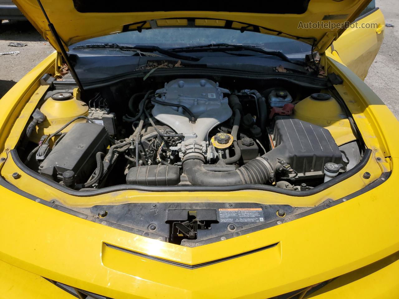 2010 Chevrolet Camaro Lt Yellow vin: 2G1FB1EV4A9193090