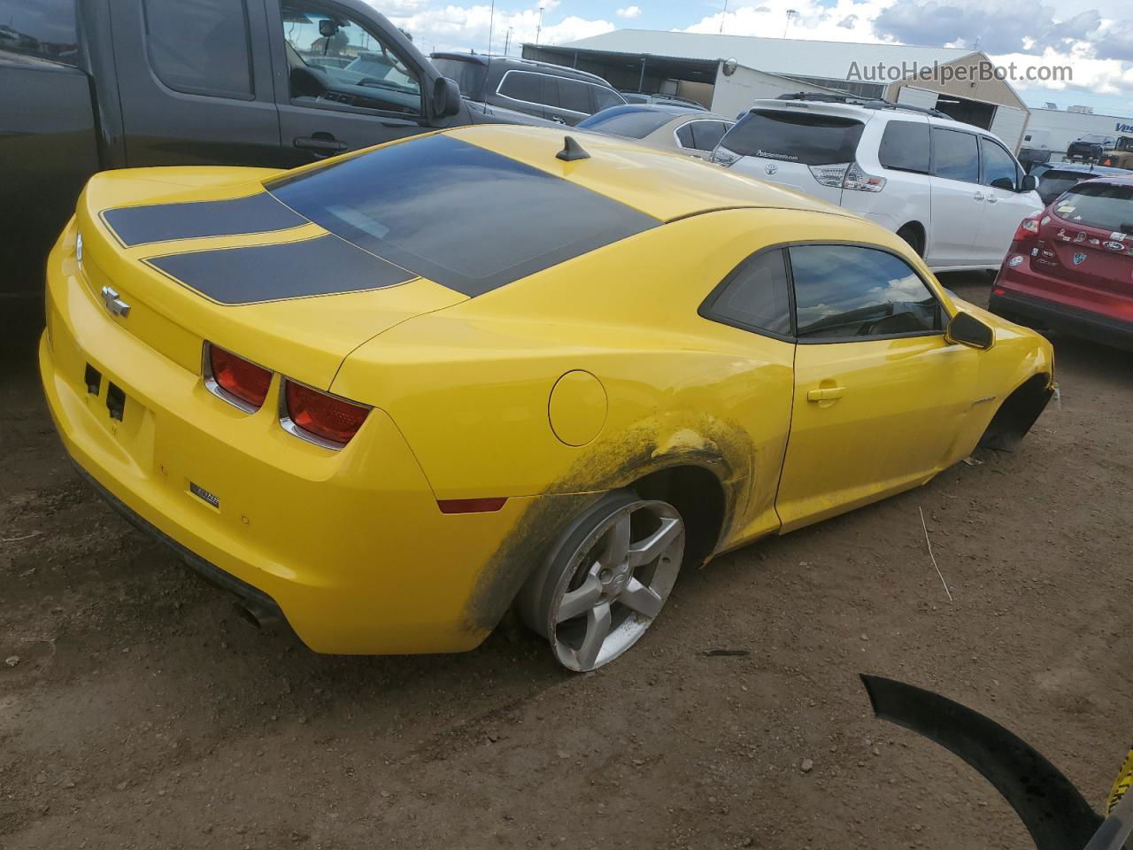 2010 Chevrolet Camaro Lt Желтый vin: 2G1FB1EV4A9209224