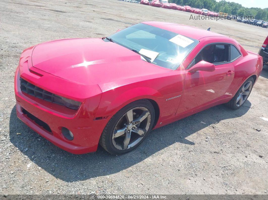 2010 Chevrolet Camaro 1lt Red vin: 2G1FB1EV5A9102182