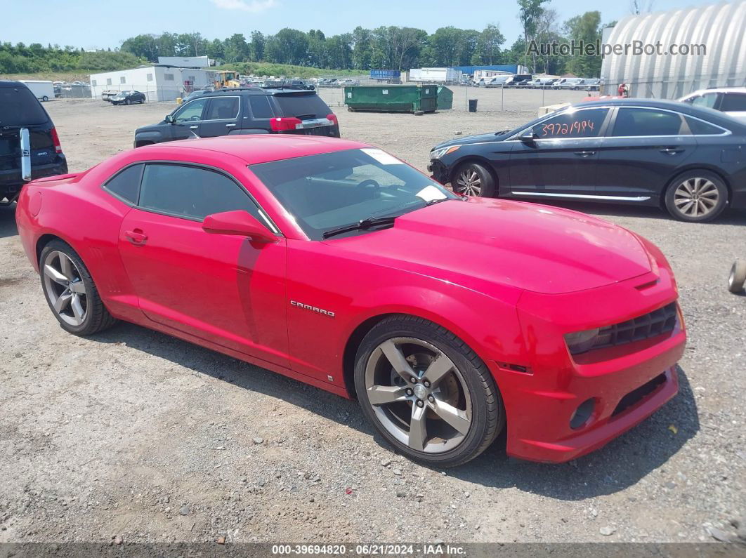 2010 Chevrolet Camaro 1lt Red vin: 2G1FB1EV5A9102182