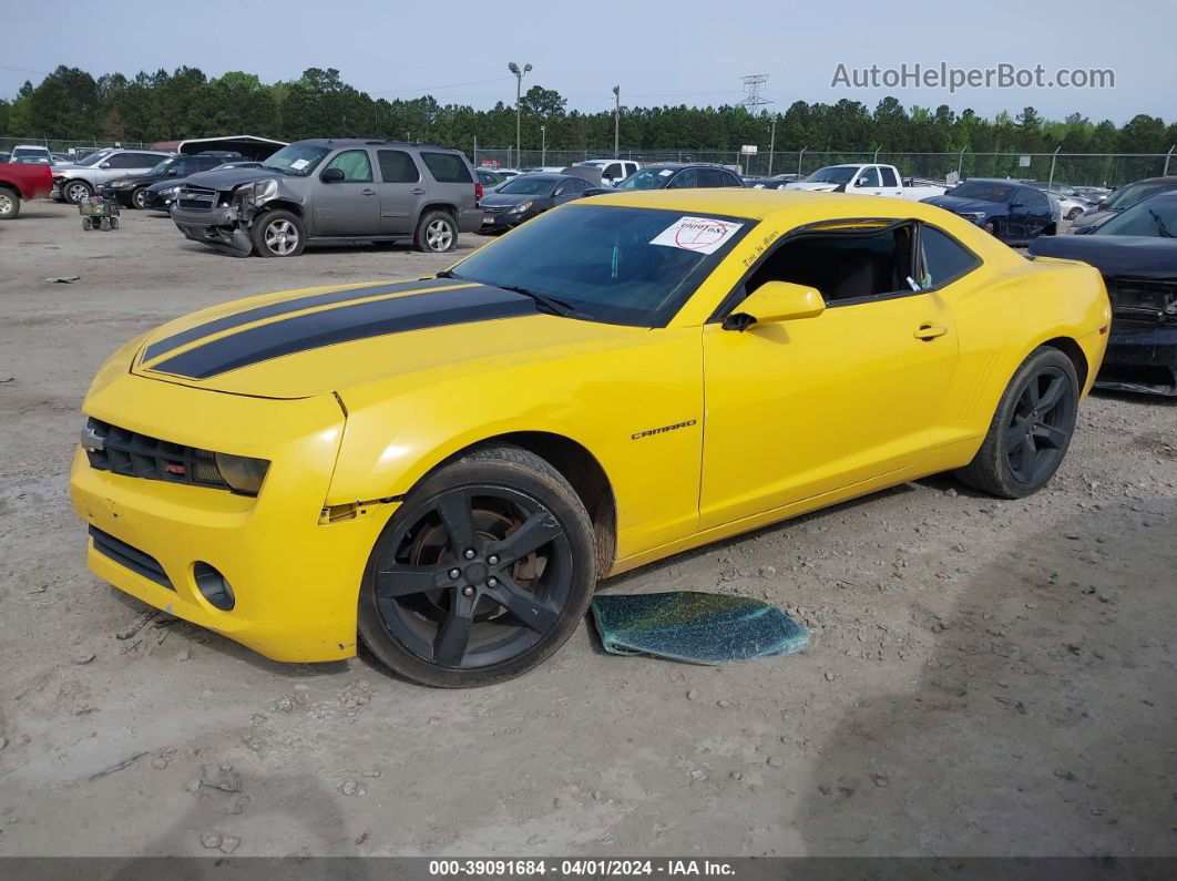 2010 Chevrolet Camaro 1lt Yellow vin: 2G1FB1EV5A9167971