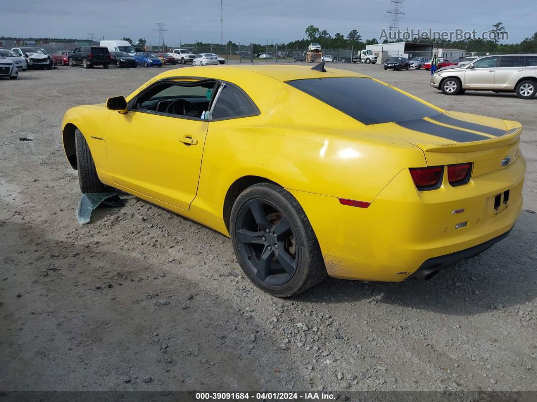 2010 Chevrolet Camaro 1lt Yellow vin: 2G1FB1EV5A9167971