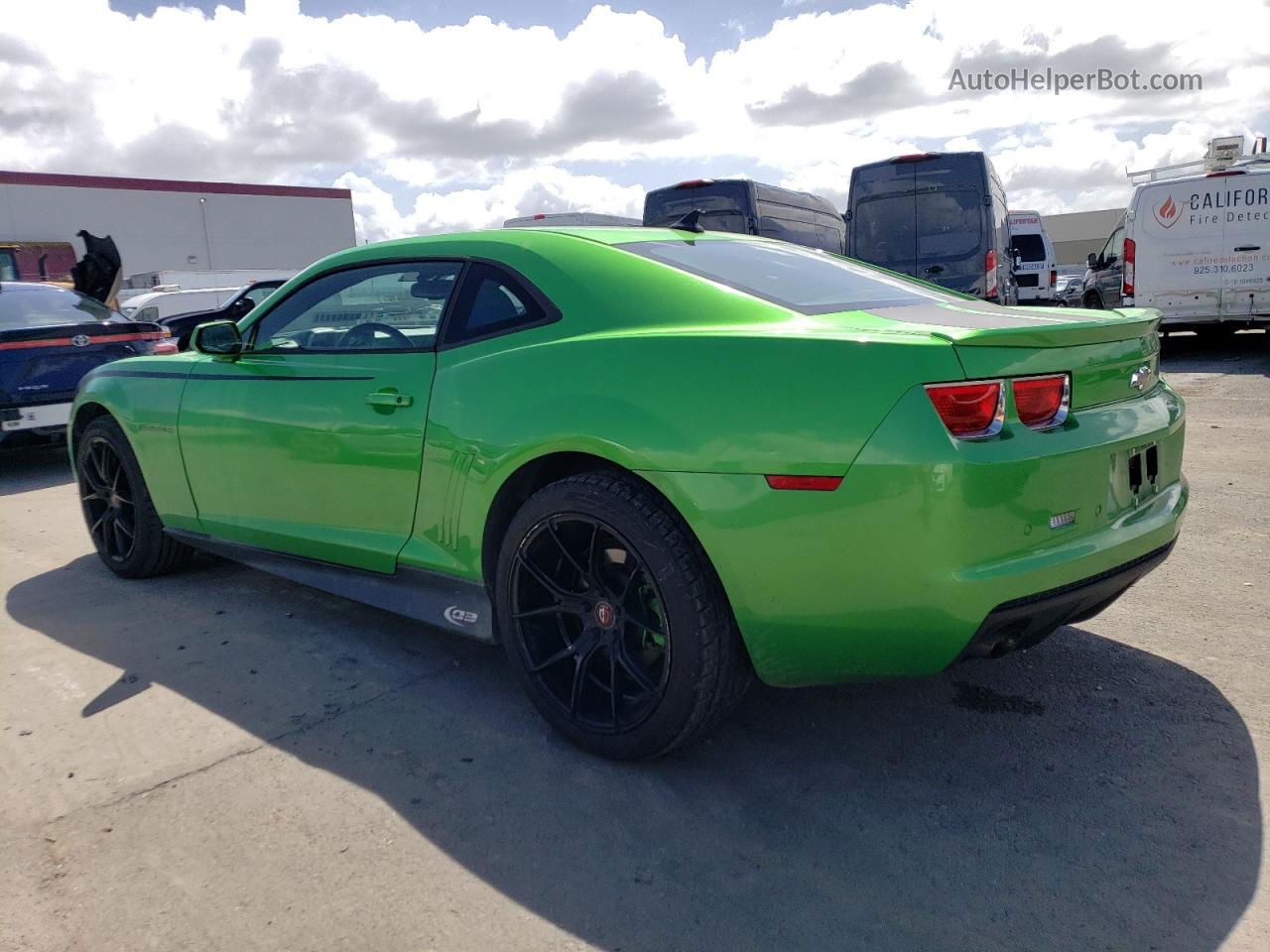 2010 Chevrolet Camaro Lt Green vin: 2G1FB1EV5A9200872