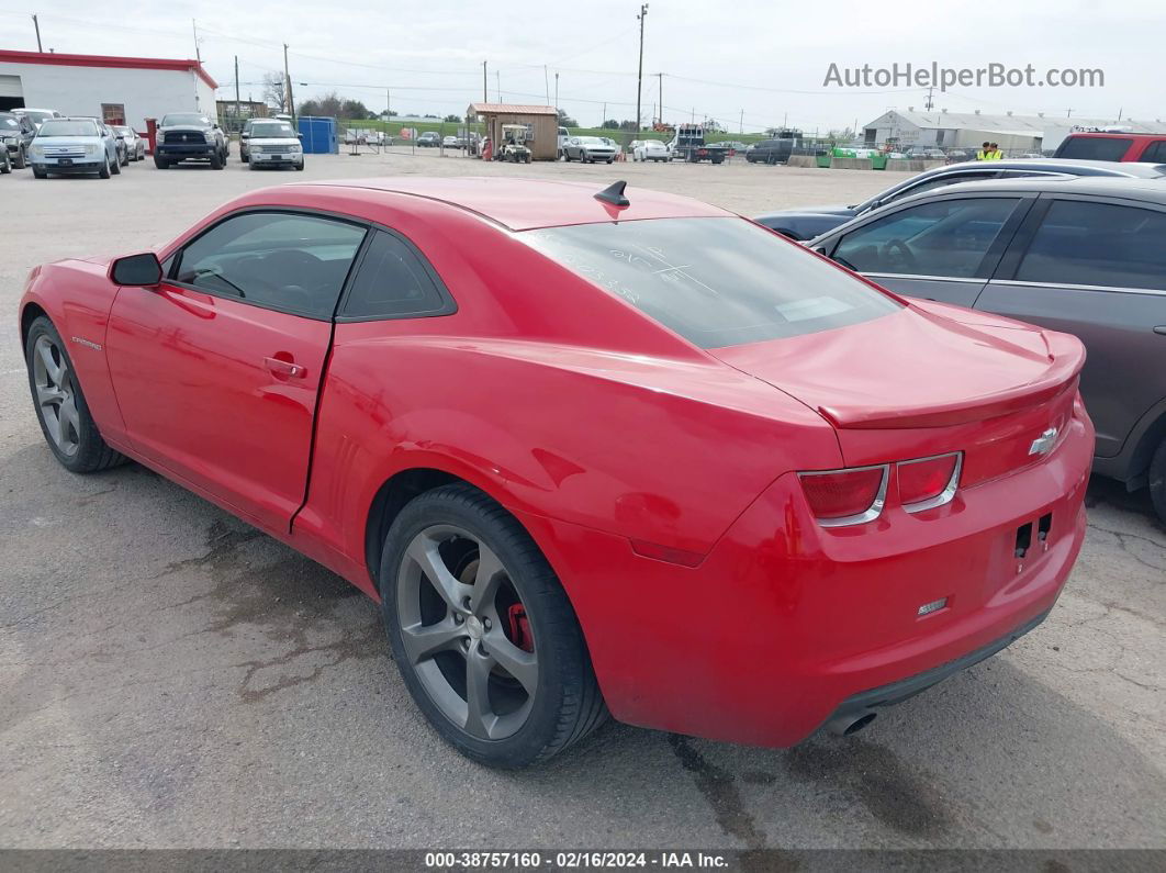 2010 Chevrolet Camaro 1lt Red vin: 2G1FB1EV5A9203352