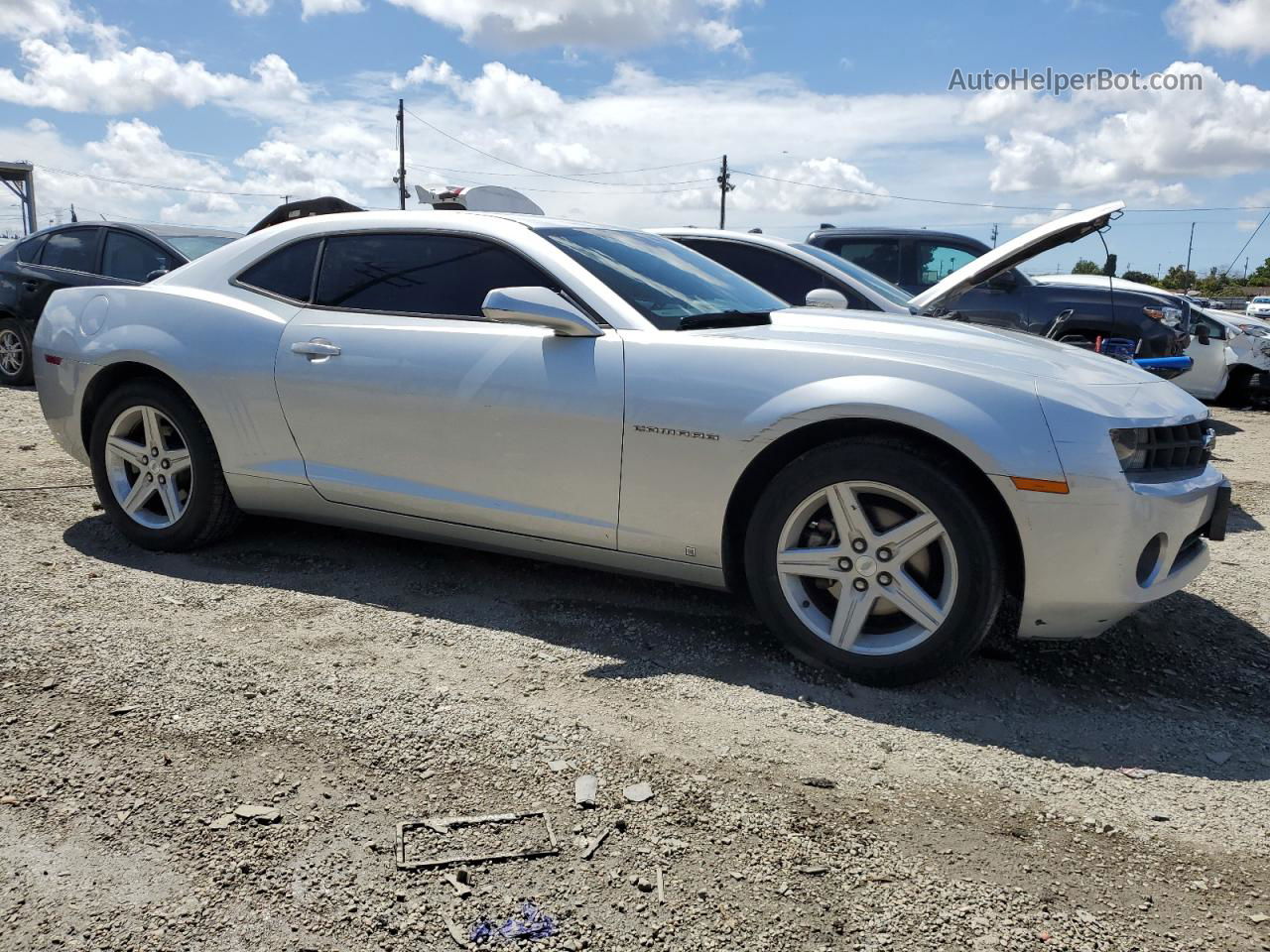 2010 Chevrolet Camaro Lt Silver vin: 2G1FB1EV6A9121095