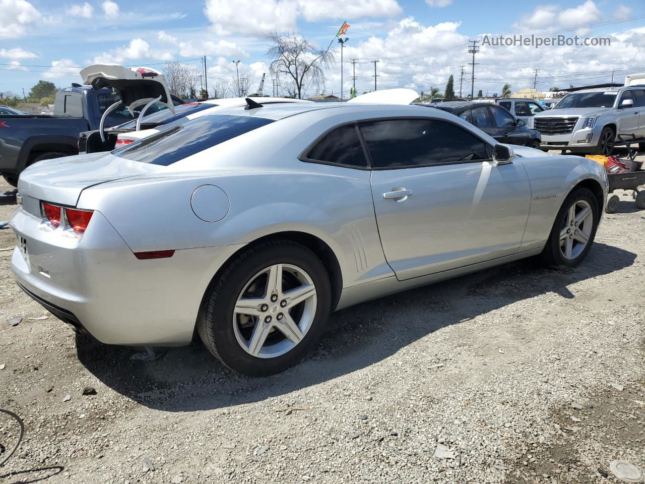 2010 Chevrolet Camaro Lt Silver vin: 2G1FB1EV6A9121095