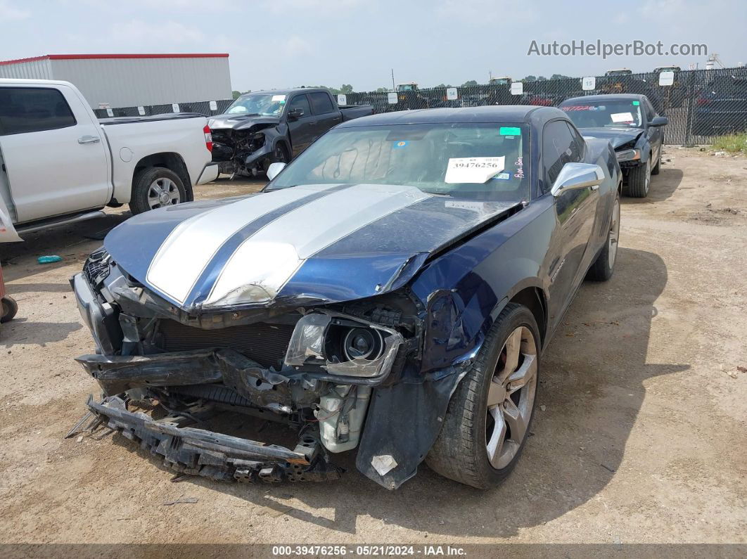 2010 Chevrolet Camaro 1lt Blue vin: 2G1FB1EV6A9186836