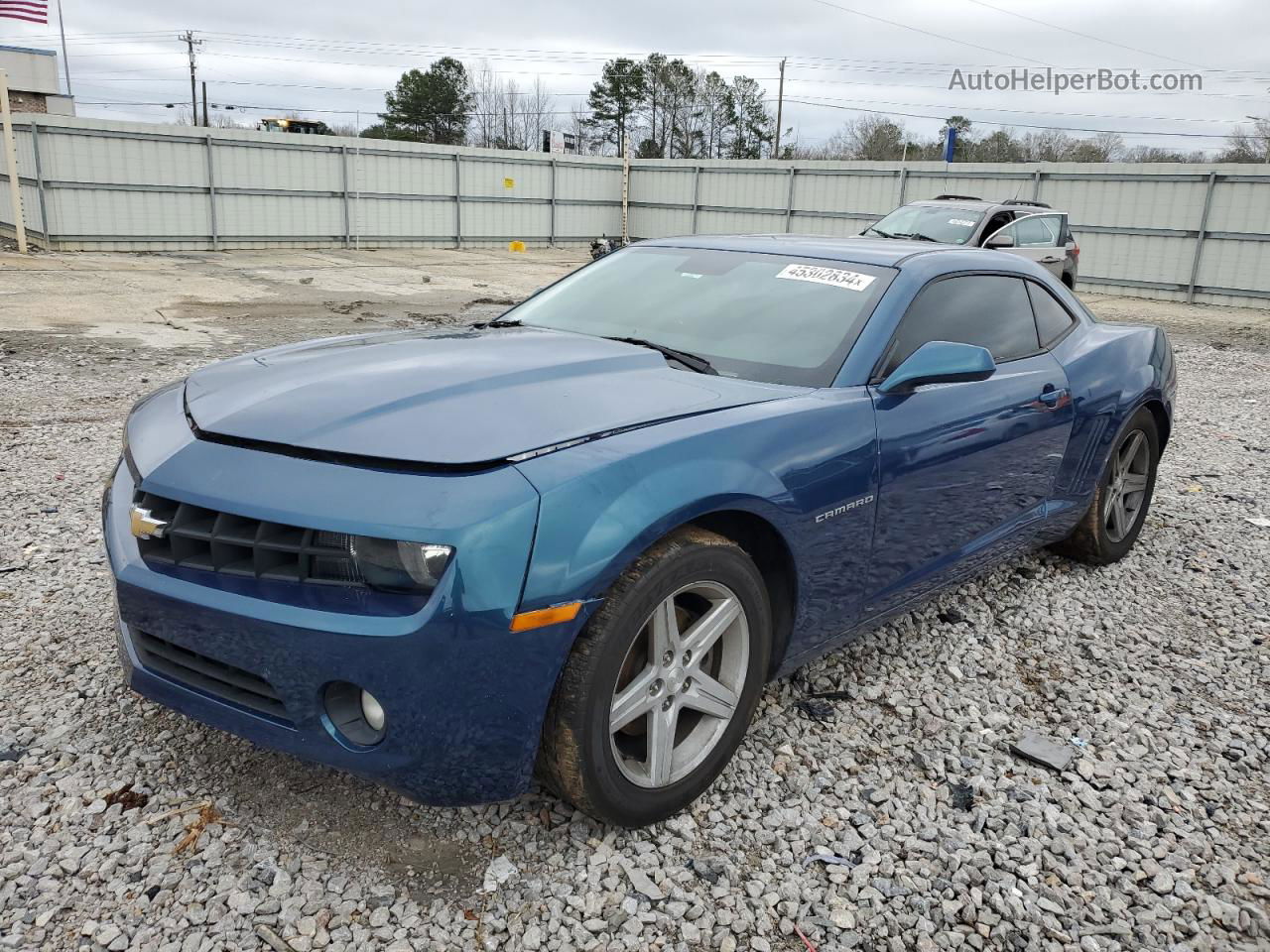 2010 Chevrolet Camaro Lt Blue vin: 2G1FB1EV6A9188974