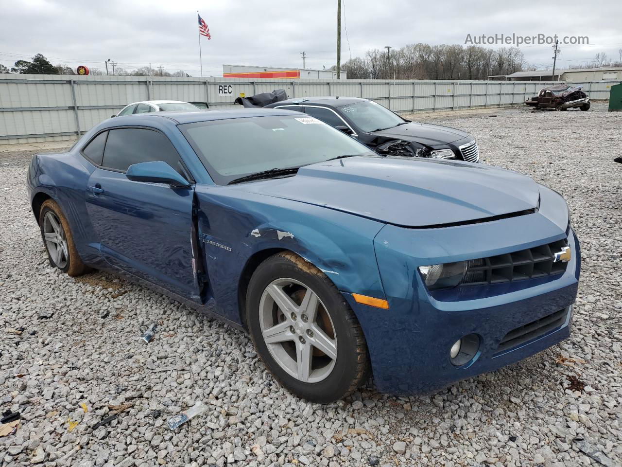 2010 Chevrolet Camaro Lt Blue vin: 2G1FB1EV6A9188974