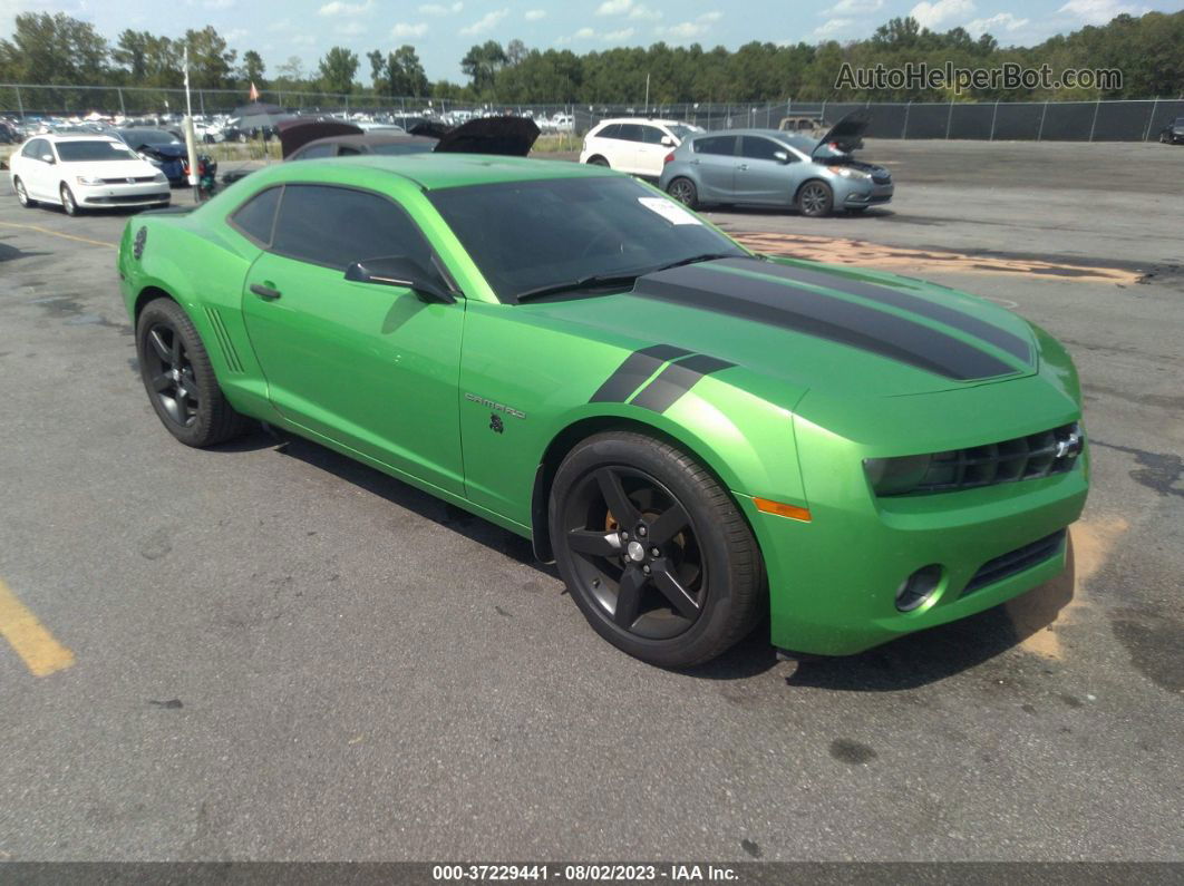 2010 Chevrolet Camaro 1lt Зеленый vin: 2G1FB1EV6A9216465