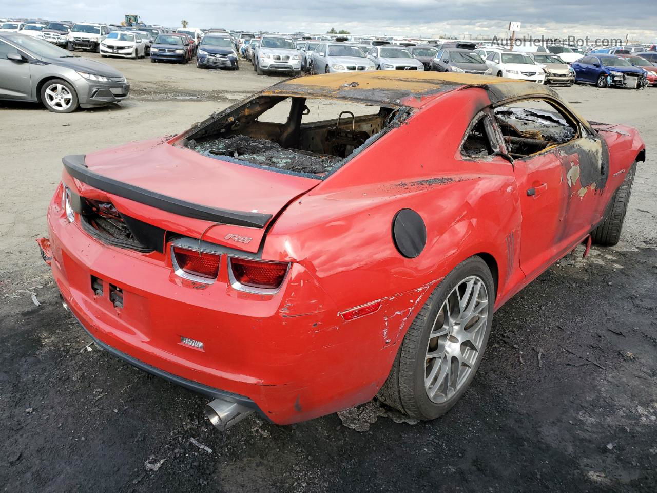 2010 Chevrolet Camaro Lt Red vin: 2G1FB1EV7A9102989