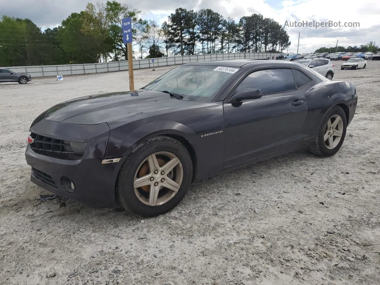 2010 Chevrolet Camaro Lt Black vin: 2G1FB1EV7A9131571