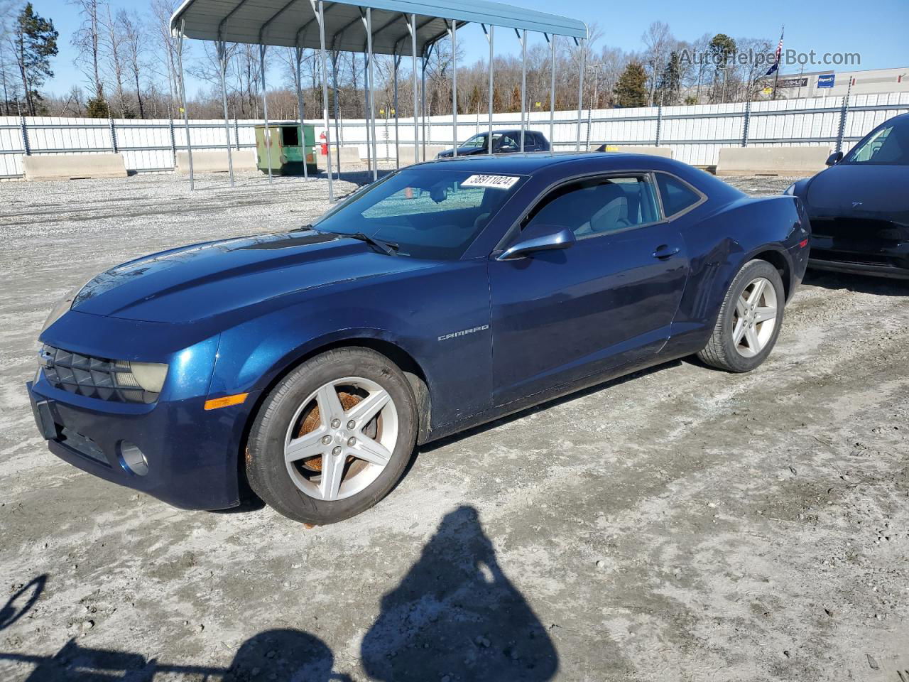 2010 Chevrolet Camaro Lt Синий vin: 2G1FB1EV7A9201778