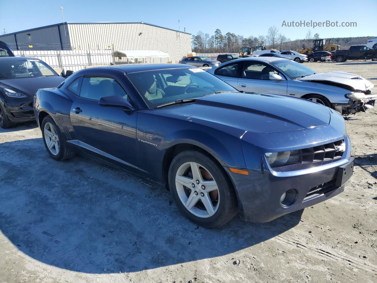 2010 Chevrolet Camaro Lt Синий vin: 2G1FB1EV7A9201778