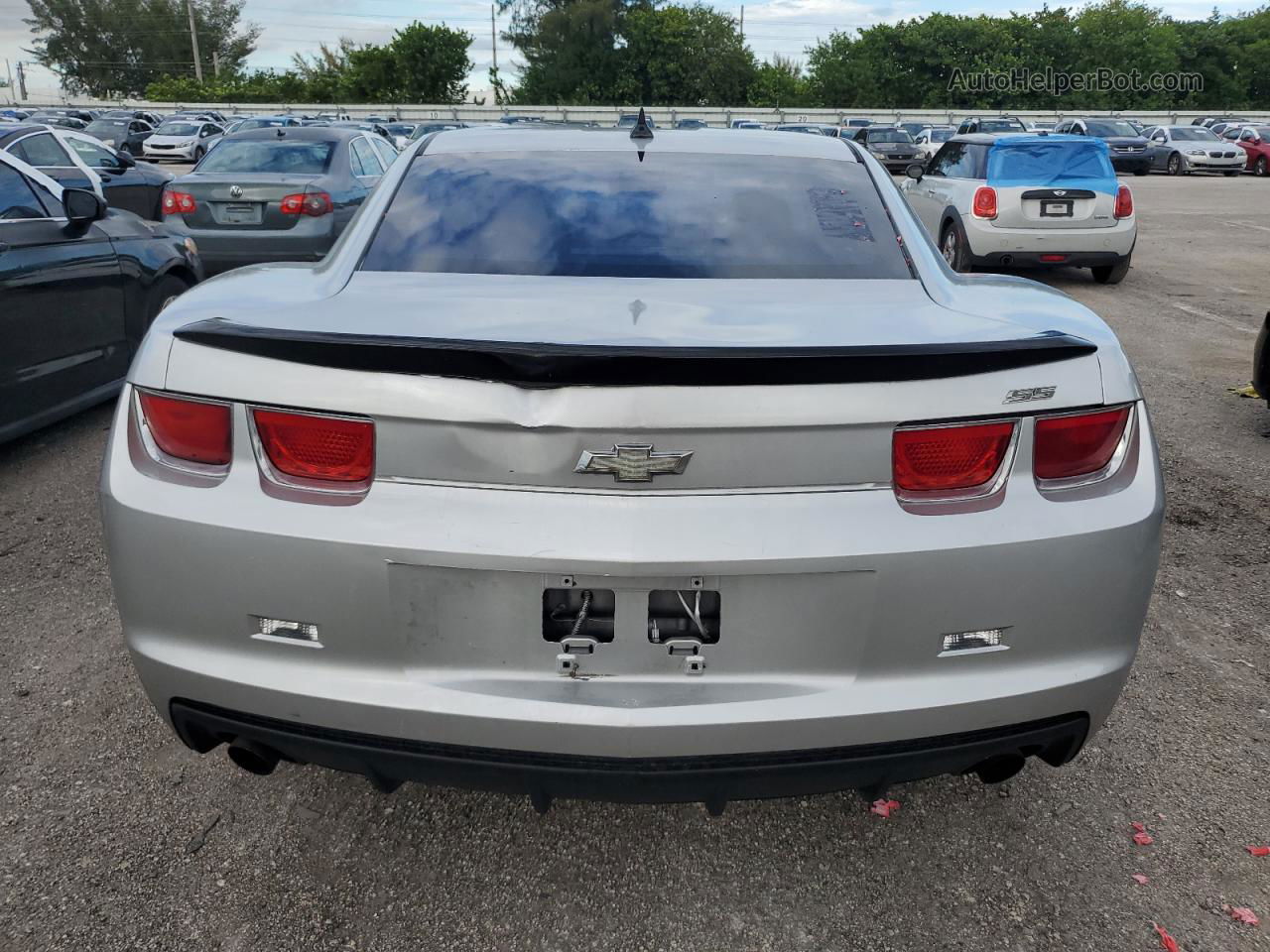 2010 Chevrolet Camaro Lt Silver vin: 2G1FB1EV7A9218239