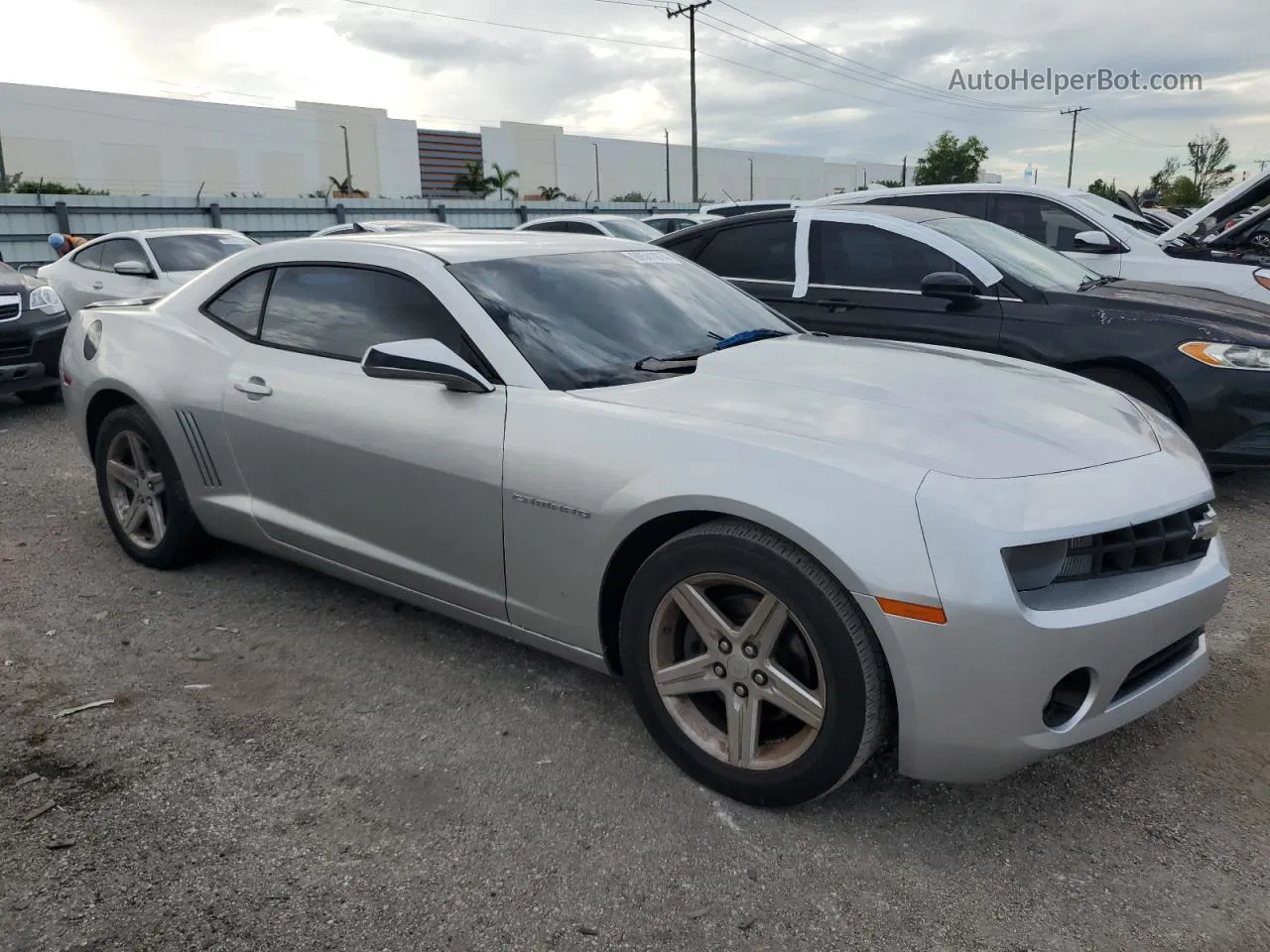 2010 Chevrolet Camaro Lt Silver vin: 2G1FB1EV7A9218239