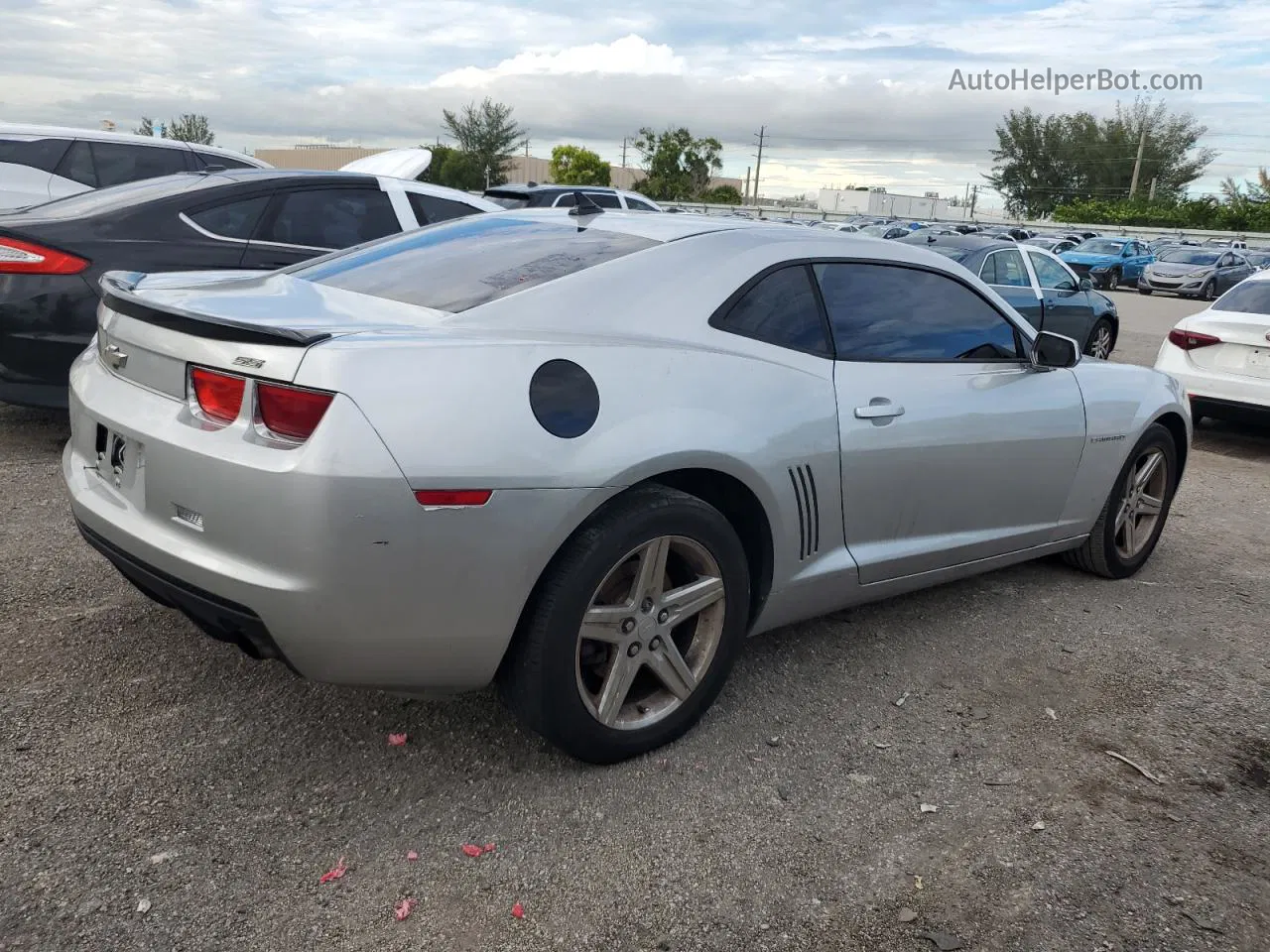 2010 Chevrolet Camaro Lt Silver vin: 2G1FB1EV7A9218239