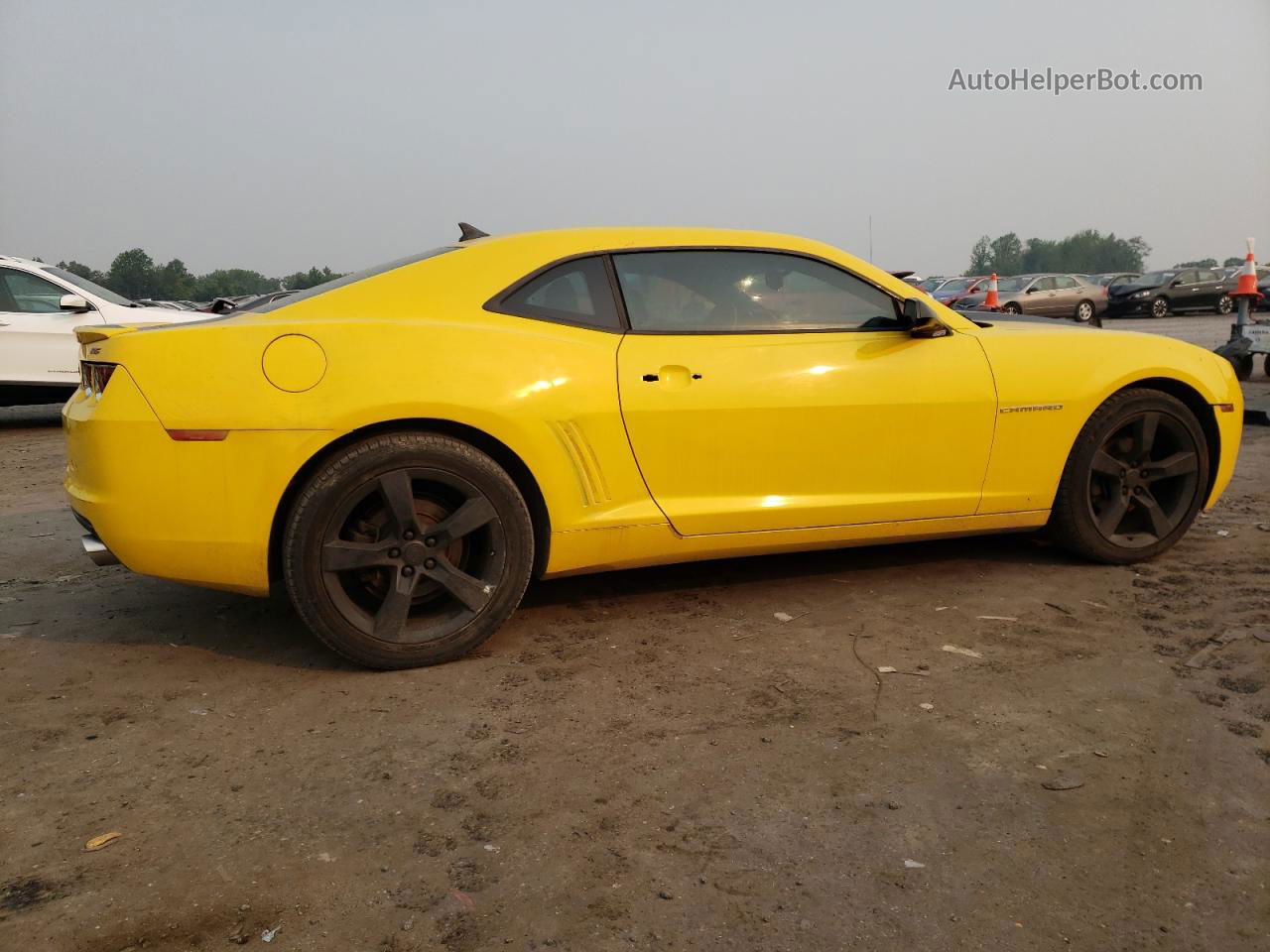 2010 Chevrolet Camaro Lt Yellow vin: 2G1FB1EV8A9208402