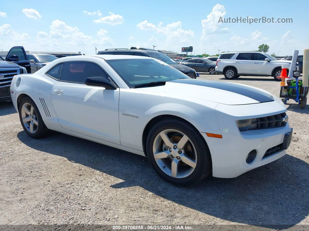 2010 Chevrolet Camaro 1lt White vin: 2G1FB1EV8A9227614