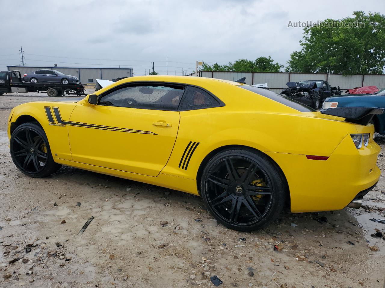 2010 Chevrolet Camaro Lt Yellow vin: 2G1FB1EV9A9131717