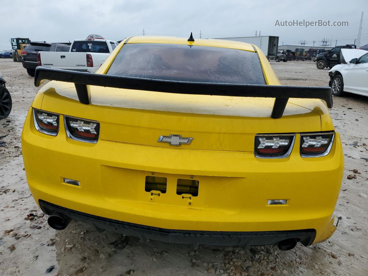 2010 Chevrolet Camaro Lt Yellow vin: 2G1FB1EV9A9131717