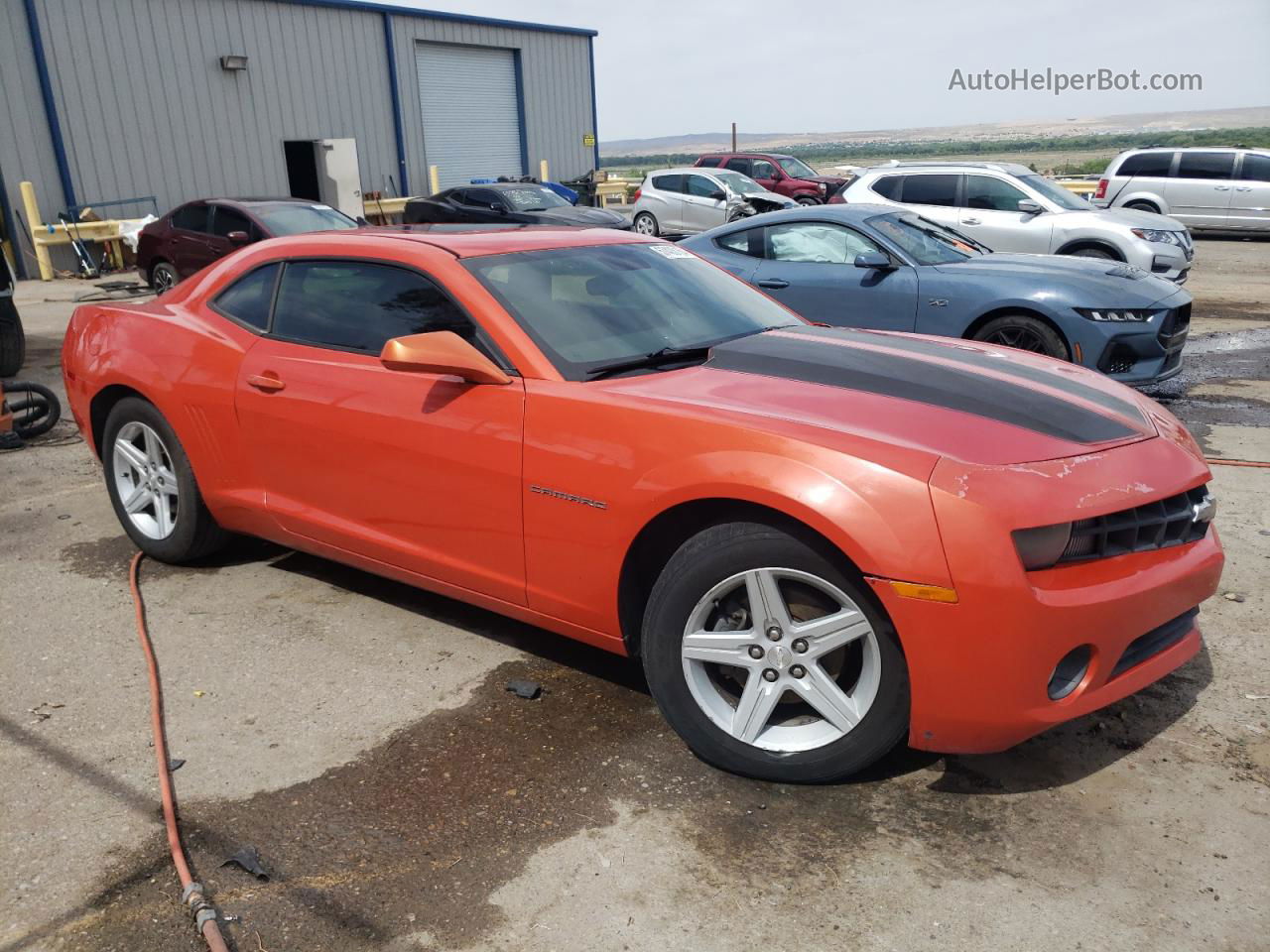 2010 Chevrolet Camaro Lt Orange vin: 2G1FB1EV9A9133564