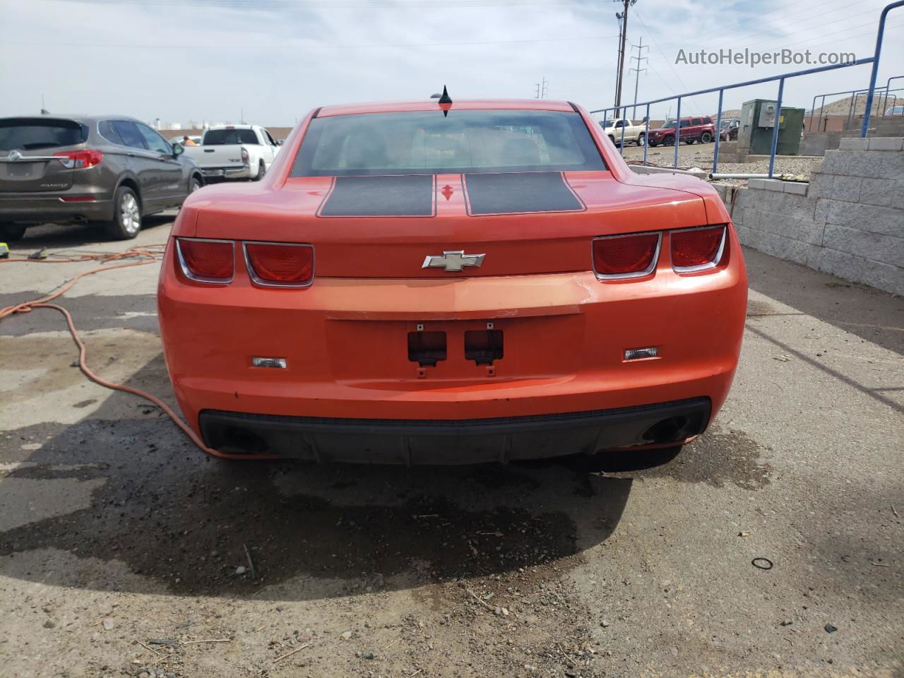 2010 Chevrolet Camaro Lt Orange vin: 2G1FB1EV9A9133564