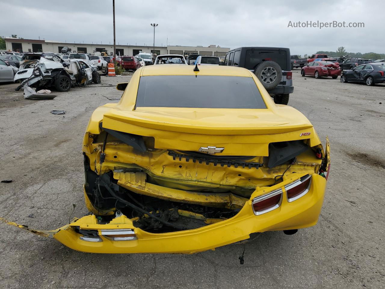 2010 Chevrolet Camaro Lt Yellow vin: 2G1FB1EVXA9128003