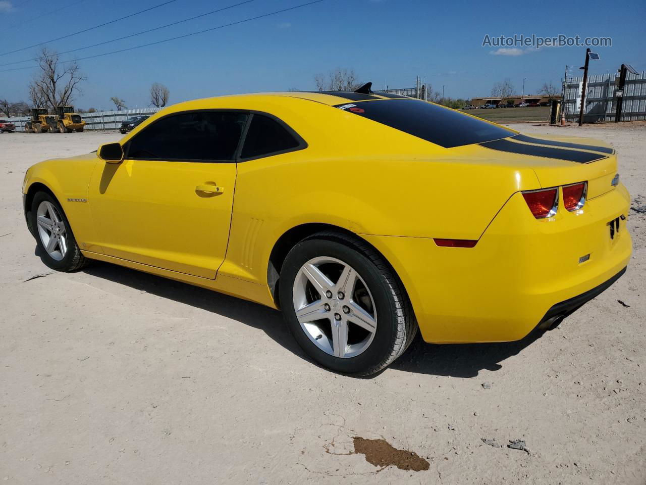 2010 Chevrolet Camaro Lt Yellow vin: 2G1FB1EVXA9132004