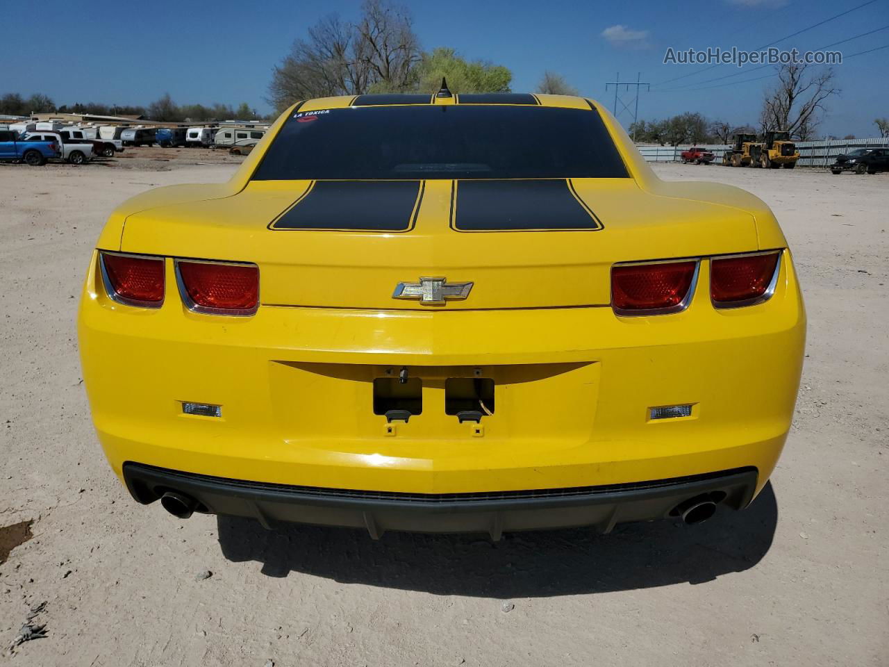 2010 Chevrolet Camaro Lt Yellow vin: 2G1FB1EVXA9132004