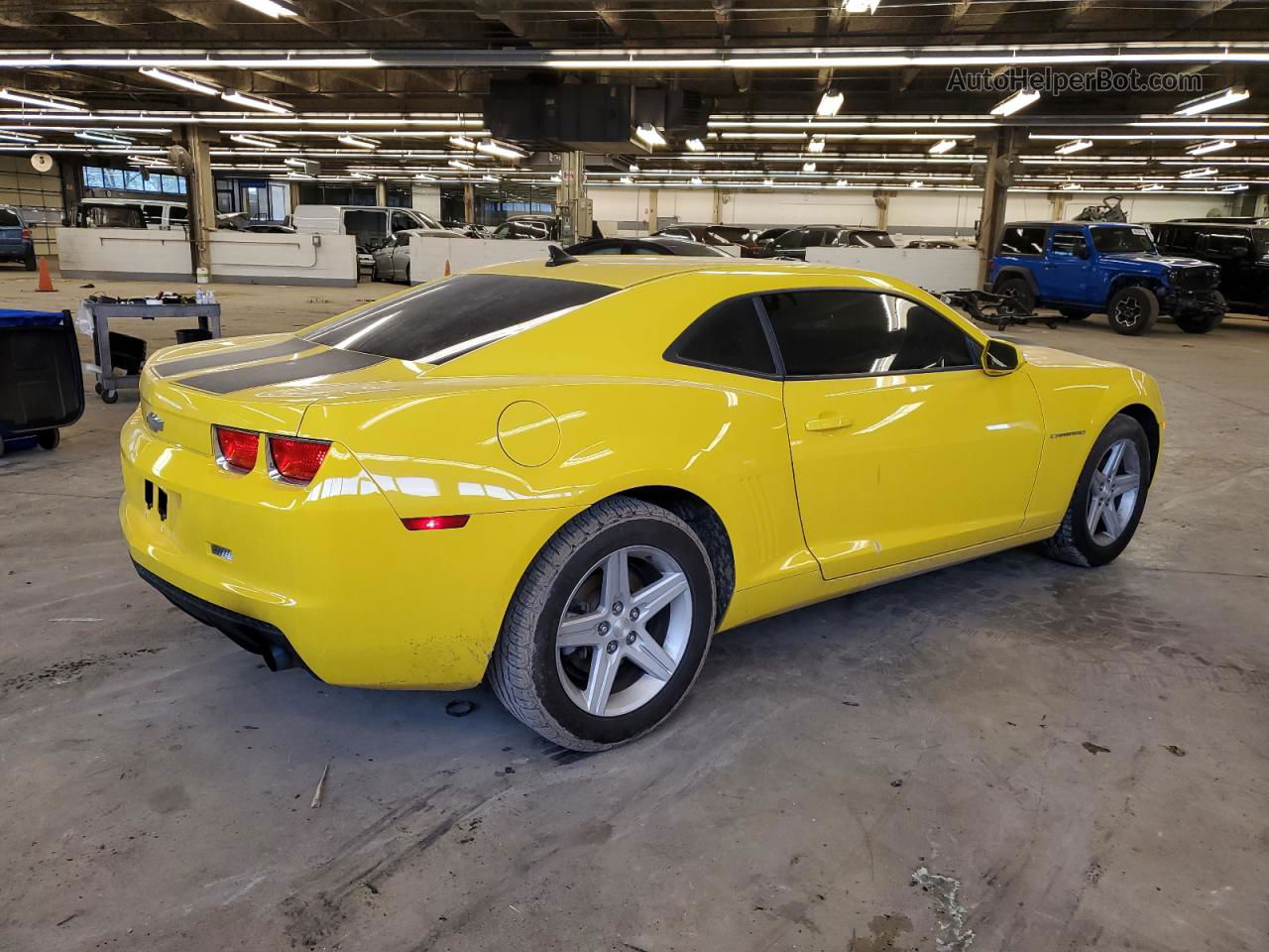 2010 Chevrolet Camaro Lt Yellow vin: 2G1FB1EVXA9193014