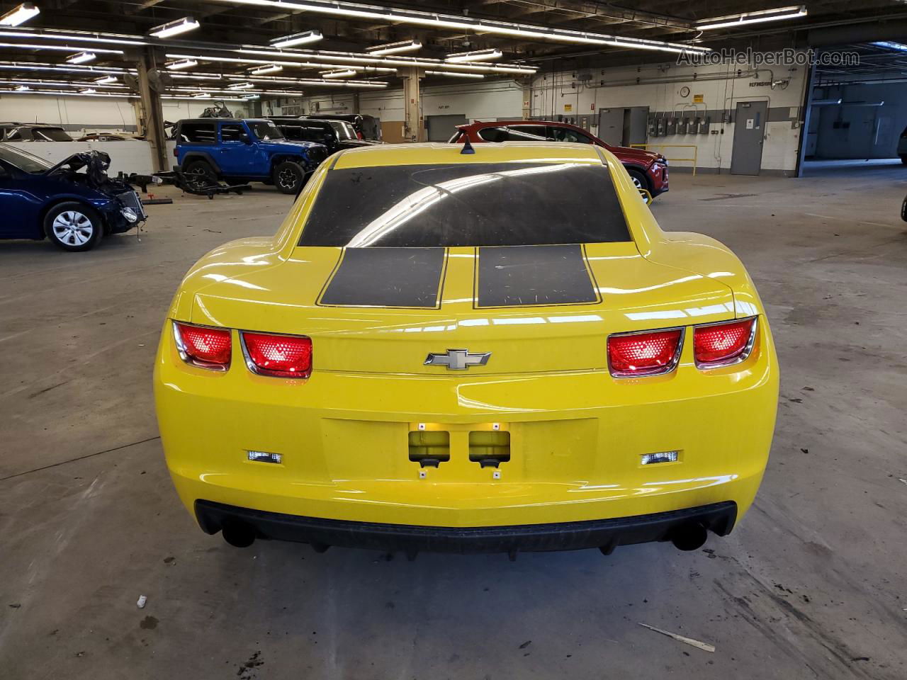 2010 Chevrolet Camaro Lt Yellow vin: 2G1FB1EVXA9193014