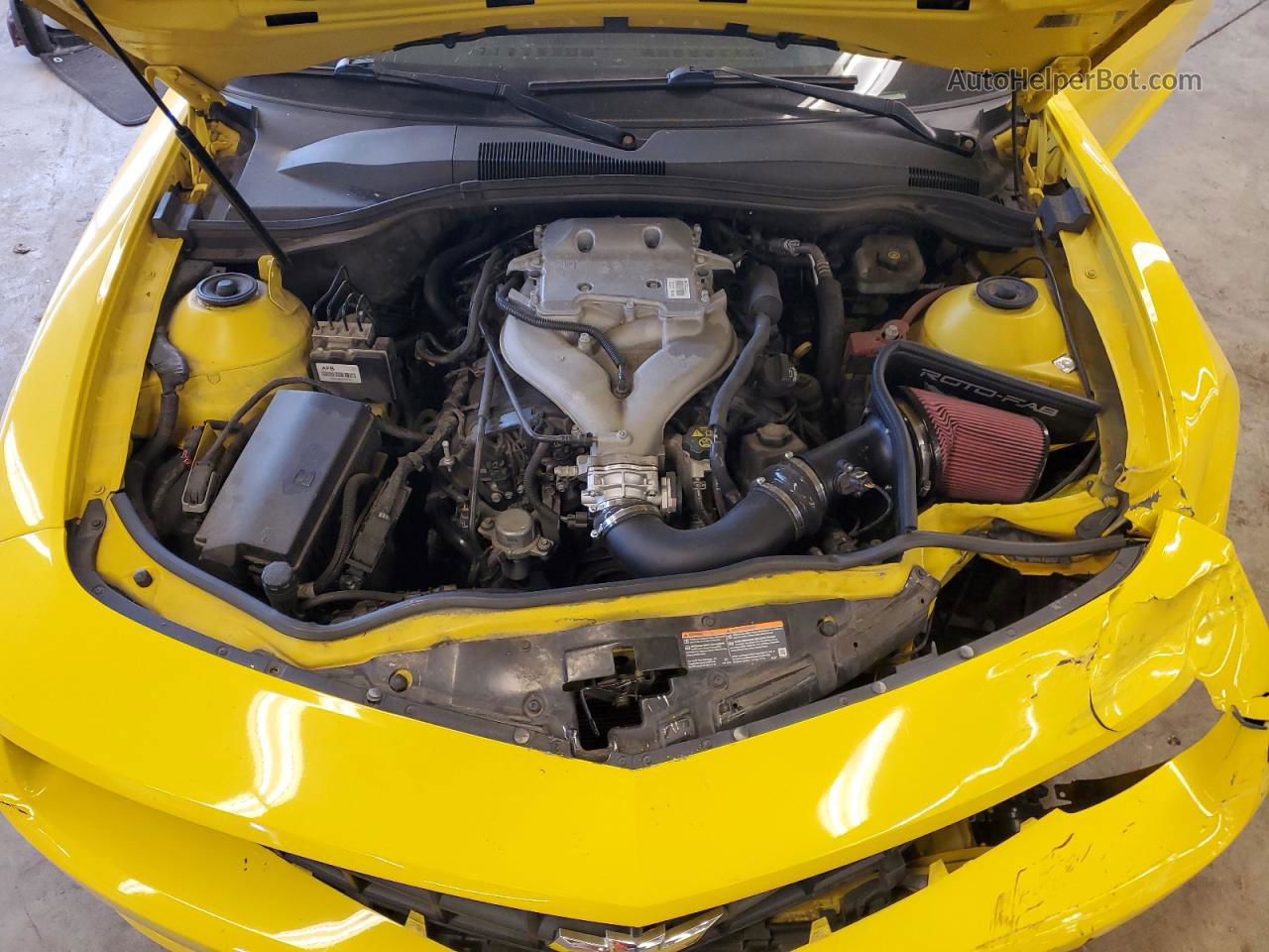 2010 Chevrolet Camaro Lt Yellow vin: 2G1FB1EVXA9193014