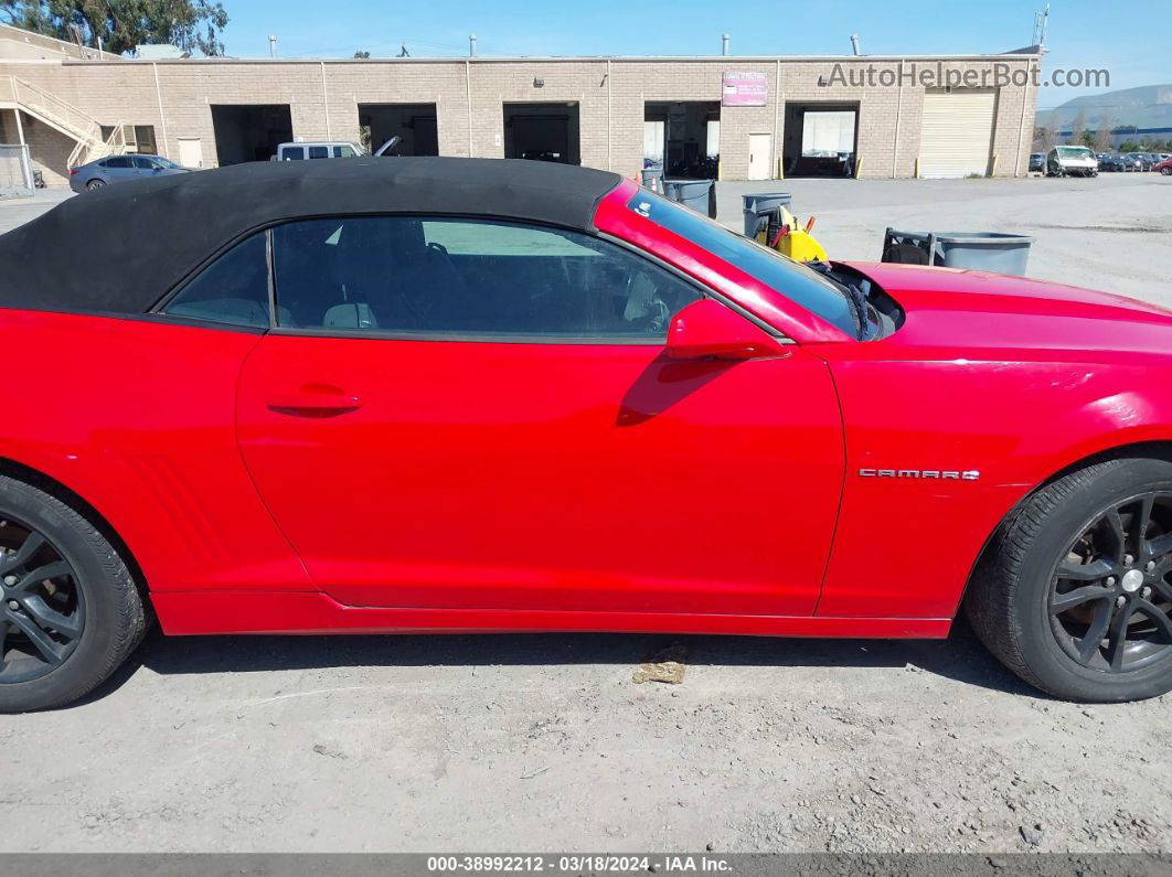 2014 Chevrolet Camaro 1lt Red vin: 2G1FB3D30E9271317