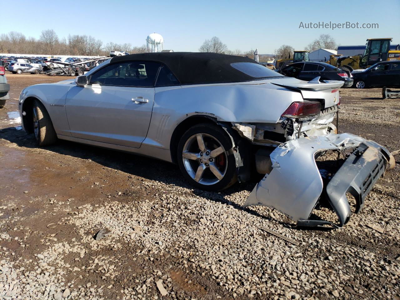 2014 Chevrolet Camaro Lt Silver vin: 2G1FB3D31E9136024