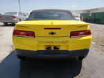 2014 Chevrolet Camaro Lt Yellow vin: 2G1FB3D31E9142955