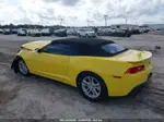 2014 Chevrolet Camaro 1lt Yellow vin: 2G1FB3D31E9221977