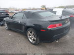 2014 Chevrolet Camaro 1lt Black vin: 2G1FB3D35E9253587