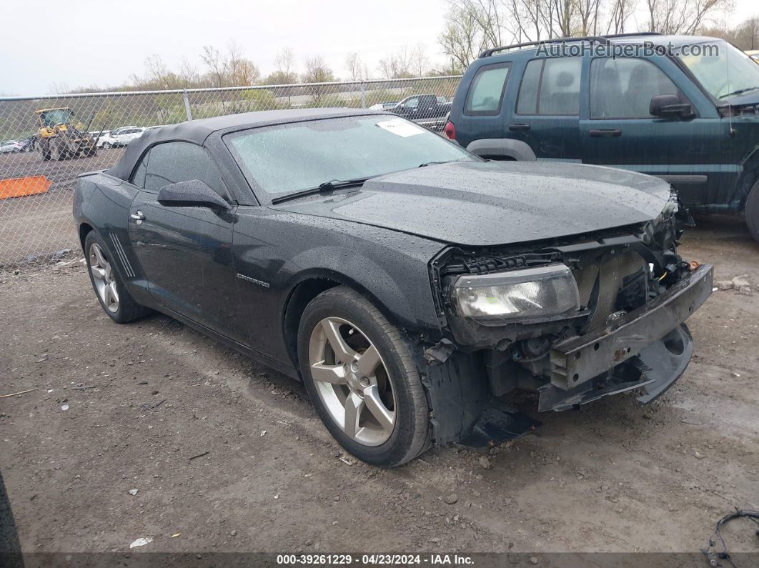 2014 Chevrolet Camaro 1lt Black vin: 2G1FB3D35E9253587