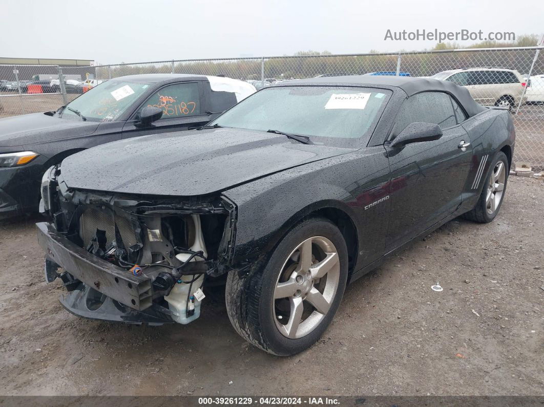 2014 Chevrolet Camaro 1lt Black vin: 2G1FB3D35E9253587